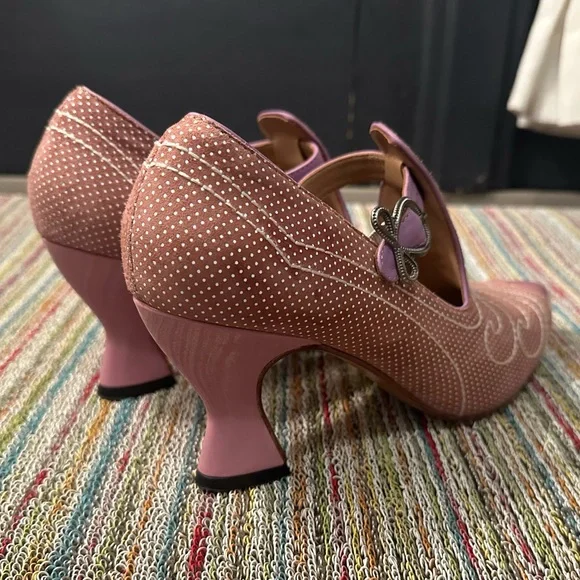 John Fluevog Poser Somani T-strap Heels - Picture 5 of 16